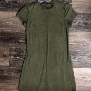 Suede dress